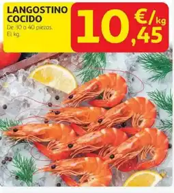 Alcampo Langostino cocido oferta