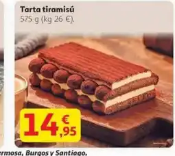 Alcampo Tarta tiramisú oferta