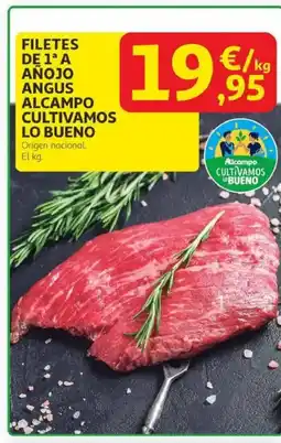 Alcampo Filetes de 1ª a añojo angus alcampo cultivamos oferta