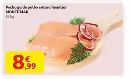 Alcampo MONTEMAR Pechuga de pollo entera familiar oferta