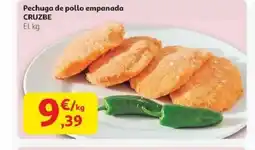 Alcampo CRUZBE Pechuga de pollo empanada oferta