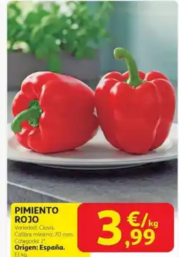 Alcampo Pimiento rojo oferta