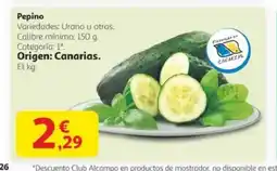 Alcampo Pepino oferta