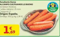 Alcampo Zanahoria tierna oferta