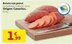 Alcampo Batata roja granel oferta
