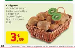 Alcampo Kiwi granel oferta
