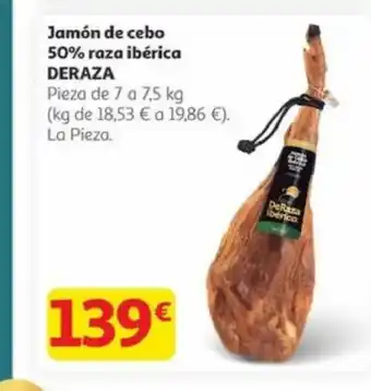 DERAZA Jamón de cebo 50% raza ibérica