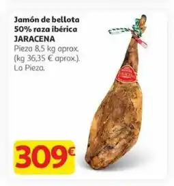 Alcampo JARACENA Jamón de bellota 50% raza ibérica oferta