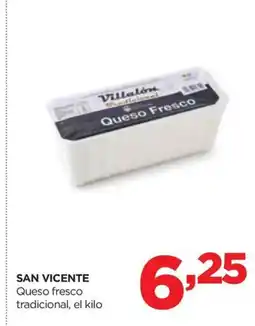 Alimerka SAN VICENTE Queso fresco tradicional oferta
