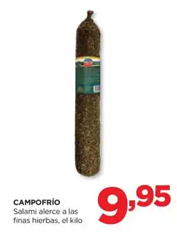 Alimerka CAMPOFRÍO Salami alerce a las finas hierbas oferta