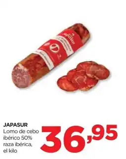 Alimerka JAPASUR Lomo de cebo ibérico 50% raza ibérica oferta