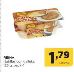 Alimerka REINA Natillas con galleta oferta