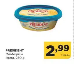 Alimerka PRÉSIDENT Mantequilla ligera oferta