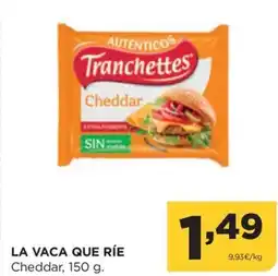 Alimerka LA VACA QUE RIE Cheddar oferta
