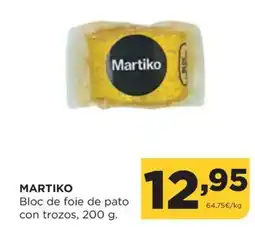 Alimerka MARTIKO Bloc de foie de pato oferta