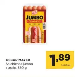 Alimerka OSCAR MAYER Salchichas jumbo oferta