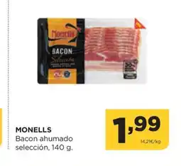 Alimerka MONELLS Bacon ahumado selección oferta