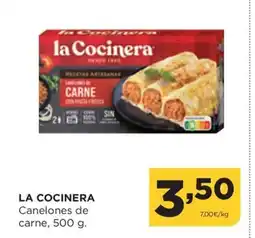 Alimerka LA COCINERA Canelones de carne oferta