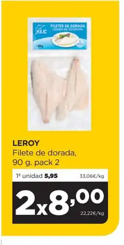 Alimerka LEROY Filete de dorada oferta