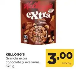 Alimerka KELLOGG'S Granola extra chocolate y avellanas oferta