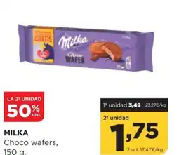 Alimerka MILKA Choco wafers oferta