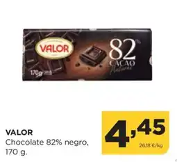 Alimerka VALOR Chocolate 82% negro oferta