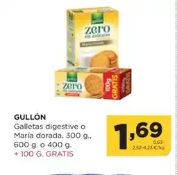 Alimerka GULLÓN Galletas digestive o María dorada oferta