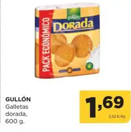Alimerka GULLÓN Galletas dorada oferta