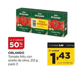 Alimerka ORLANDO Tomate frito con aceite de oliva oferta