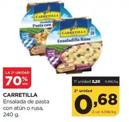 Alimerka CARRETILLA Ensalada de pasta con atún o rusa oferta