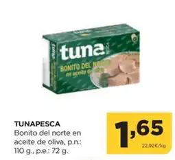 Alimerka TUNAPESCA Bonito del norte en aceite de oliva oferta