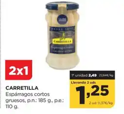 Alimerka CARRETILLA Espárragos cortos gruesos oferta
