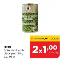 Alimerka MIMO Guisantes banda plata oferta