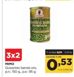 Alimerka MIMO Guisantes banda oro oferta