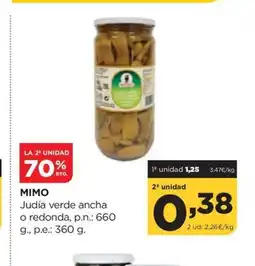 Alimerka MIMO Judía verde ancha o redonda oferta