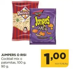 Alimerka JUMPERS O RISI Cocktail mix o palomitas oferta