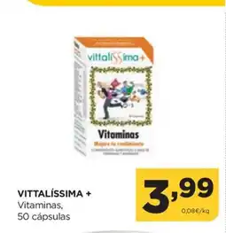Alimerka VITTALÍSSIMA + Vitaminas, 50 cápsulas oferta