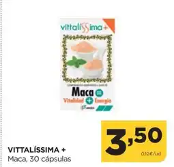 Alimerka VITTALÍSSIMA + Maca, 30 cápsulas oferta