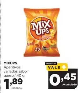 Alimerka MIXUPS Aperitivos variados sabor queso oferta
