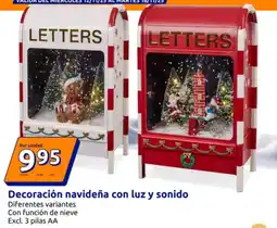 Action Decoración navideña con luz y sonido oferta