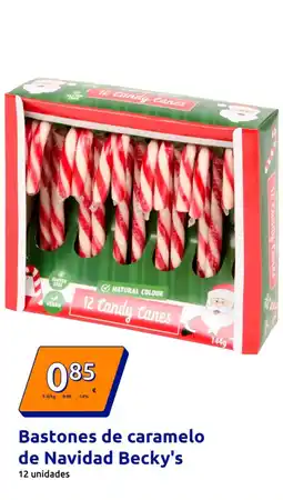 Action BECKY'S Bastones de caramelo de Navidad oferta