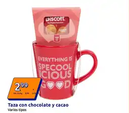 Action BISCOFF Taza con chocolate y cacao oferta