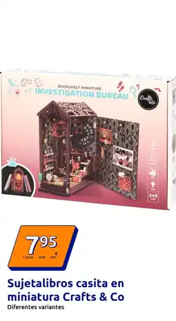 Action Sujetalibros casita en miniatura Crafts & Co oferta