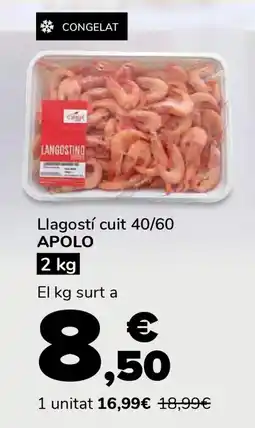 Supeco APOLO Llagostí cuit 40/60 oferta