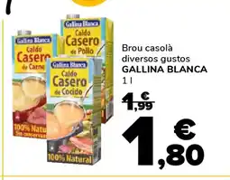 Supeco GALLINA BLANCA Brou casolà diversos gustos oferta