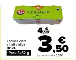 Supeco BOYA Tonyina clara en oli d'oliva oferta