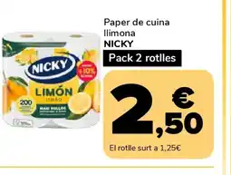 Supeco NICKY Paper de cuina Ilimona oferta