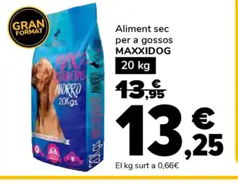 Supeco MAXXIDOG Aliment sec per a gossos oferta