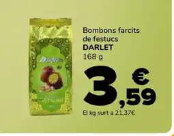 Supeco DARLET Bombons farcits de festucs oferta