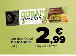 Supeco DELICADORE Xocolata Dubai oferta